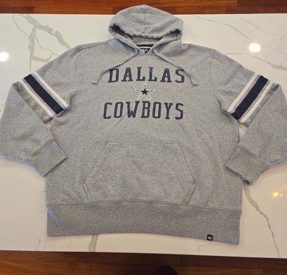 47 Gray Dallas Cowboys Hoodie - Picture 1 of 10